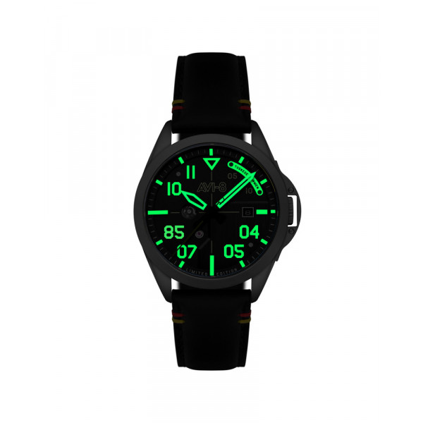 Avi-8 Watch- Flyboy Tuskegee Airmen 85th Anniversary Automatic Limited Edition - AV-4148-01 - Rantoul