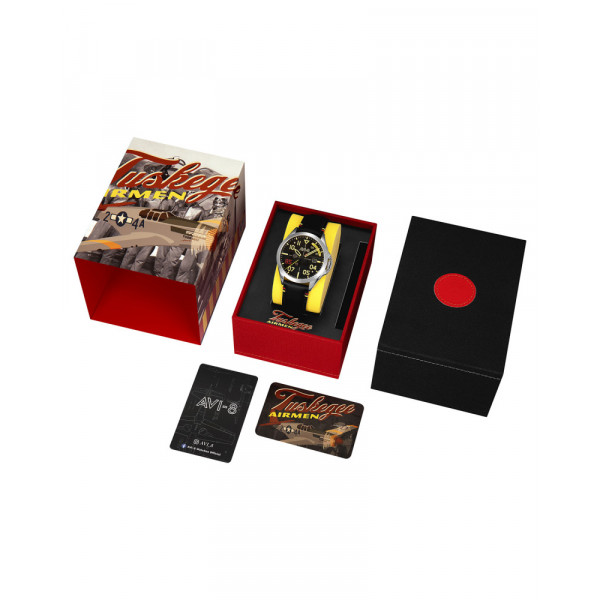 Montre Avi-8 - Flyboy Tuskegee Airmen 85th Anniversary Automatic Limited Edition - AV-4148-01 - Rantoul