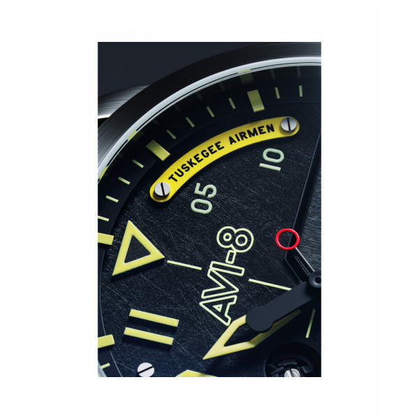 Avi-8 Watch- Flyboy Tuskegee Airmen 85th Anniversary Automatic Limited Edition - AV-4148-01 - Rantoul