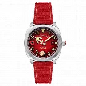 Montre Spinnaker - Hull California Automatic Popeye Sailors And Sweethearts Limited Edition - SP-5169-02 - Olive Oyl Red