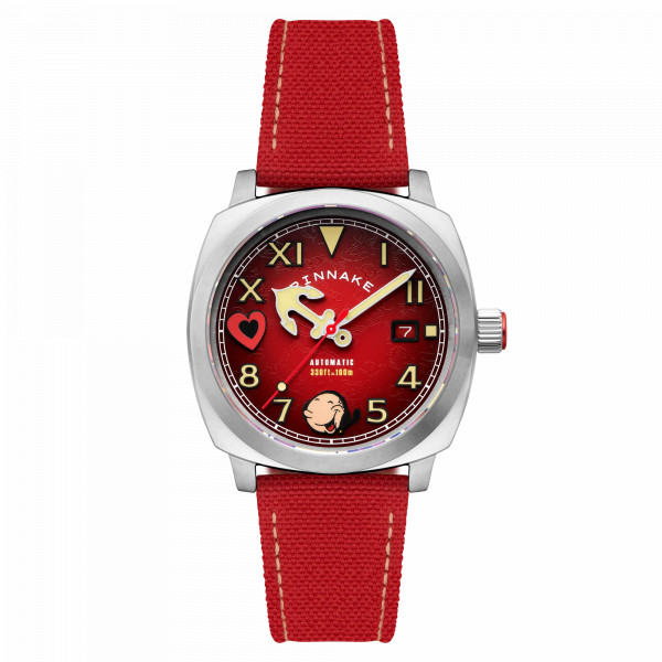 Montre Spinnaker - Hull California Automatic Popeye Sailors And Sweethearts Limited Edition - SP-5169-02 - Olive Oyl Red