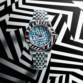 Montre Spinnaker -  Fleuss 40 Automatic Razzle Dazzle Limited Edition - SP-5165-11 - Noir Illumination
