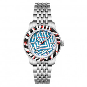 Spinnaker Watch -  Fleuss 40 Automatic Razzle Dazzle Limited Edition - SP-5165-11 - Black Illumination