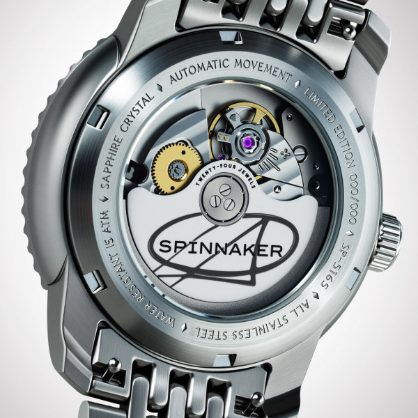 Spinnaker Watch -  Fleuss 40 Automatic Razzle Dazzle Limited Edition - SP-5165-11 - Black Illumination