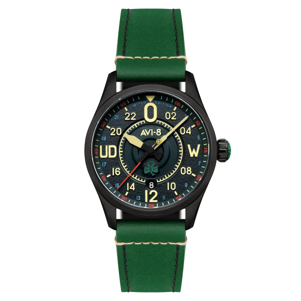 Montre Avi-8 - Spitfire Smith Automatic St. Patrick's Day Limited Edition - AV-4154-01 - Paddy Green
