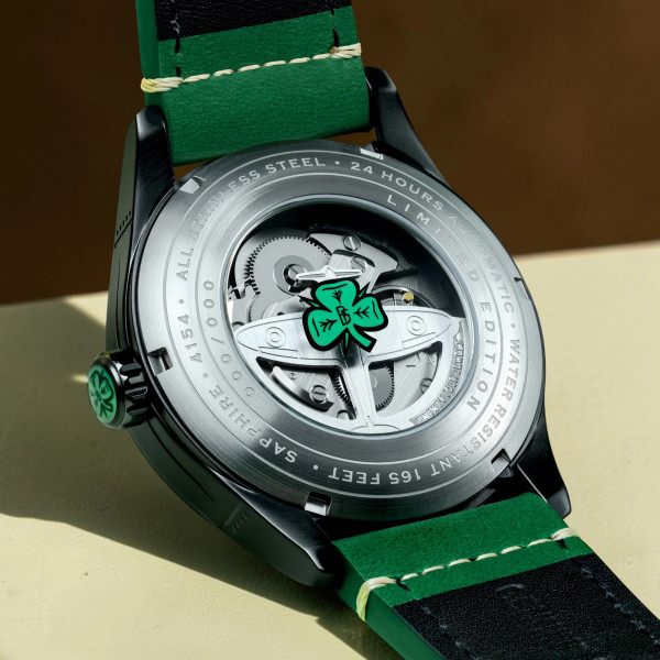 Montre Avi-8 - Spitfire Smith Automatic St. Patrick's Day Limited Edition - AV-4154-01 - Paddy Green