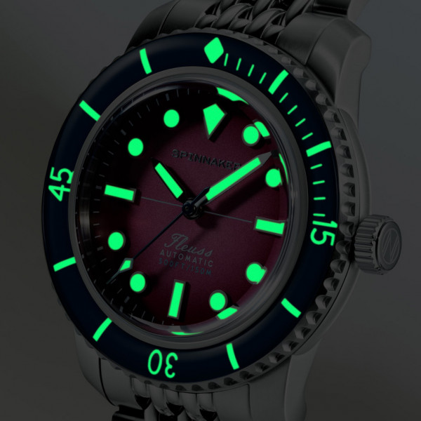 Montre Spinnaker - Fleuss 40 Automatic - SP-5133-AA - Purple Haze