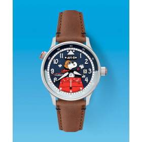 Montre Avi-8 - Hawker Hurricane Mckellar Dual Time Peanuts Snoopy Flying Ace Limited Edition - AV-4151-04 - Azure Aviator