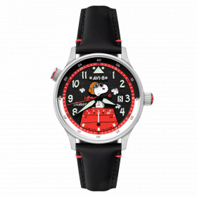 Montre Avi-8 - Hawker Hurricane Mckellar Dual Time Peanuts Snoopy Flying Ace Limited Edition - AV-4151-01 - Phamtom Flyer