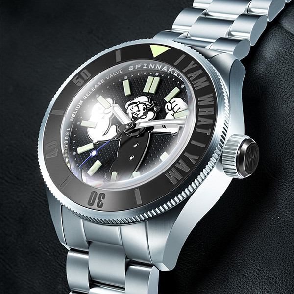 Montre Spinnaker - Piccard Automatic Popeye Forearm Fury Limited Edition - SP-5173-11 - Barnacle Black