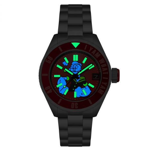 Spinnaker Watch- Piccard Automatic Popeye Forearm Fury Limited Edition - SP-5173-33 - Blistering Red