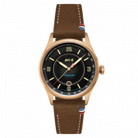 Avi-8 Watch - Flyboy Lafayette Automatic 110th Anniversary Limited Edition - AV-4153-04 - Tarmac Night