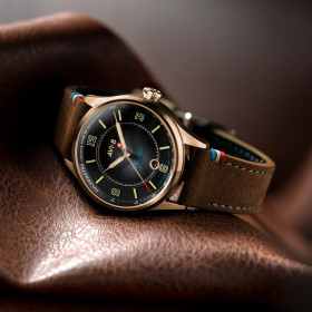 Avi-8 Watch - Flyboy Lafayette Automatic 110th Anniversary Limited Edition - AV-4153-04 - Tarmac Night