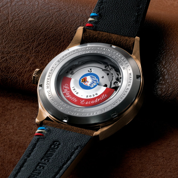Avi-8 Watch - Flyboy Lafayette Automatic 110th Anniversary Limited Edition - AV-4153-04 - Tarmac Night