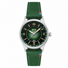 Avi-8 Watch - Flyboy Lafayette Automatic 110th Anniversary Limited Edition - AV-4153-01 - Mossy Hue