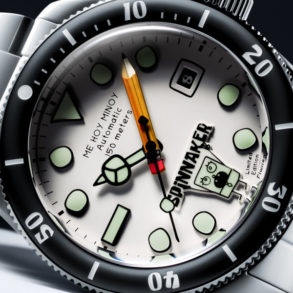 Spinnaker Watch -  Croft Mid-Size Automatic Spongebob Squarepants Doodlebob Limited Edition - SP-5176-11 - Minute Sketch