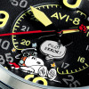 Avi-8 Watch - Spitfire Smith Automatic Snoopy Peanuts Flying Ace Pilot Error Limited Edition - AV-4152-01 - Midnight Maneuver