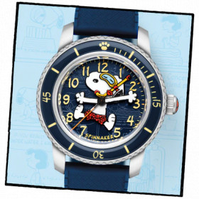 Montre Spinnaker -  Fleuss 40 Automatic Peanuts Snoopy Seaside Snorkel Limited Edition - SP-5186-02 - Cobalt Glimmer