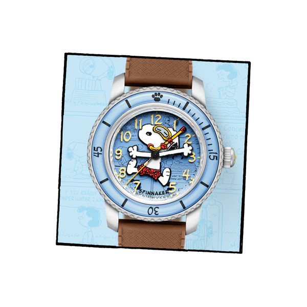 Spinnaker Watch - Fleuss 40 Automatic Peanuts Snoopy Seaside Snorkel Limited Edition - SP-5186-03 - Breezy Cocoa