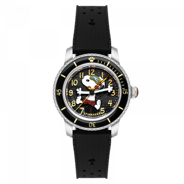 Montre Spinnaker -  Fleuss 40 Automatic Peanuts Snoopy Seaside Snorkel Limited Edition - SP-5186-01 - Shadowed Steel