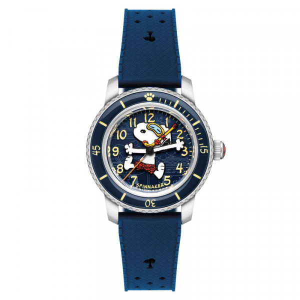 Montre Spinnaker -  Fleuss 40 Automatic Peanuts Snoopy Seaside Snorkel Limited Edition - SP-5186-02 - Cobalt Glimmer