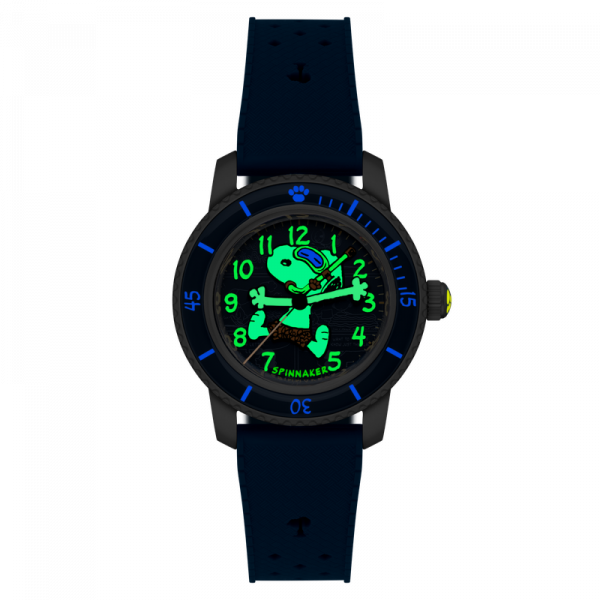 Montre Spinnaker -  Fleuss 40 Automatic Peanuts Snoopy Seaside Snorkel Limited Edition - SP-5186-02 - Cobalt Glimmer