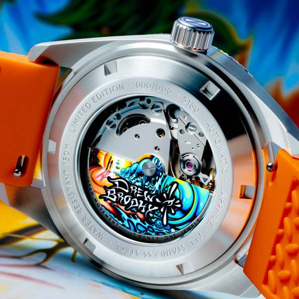 Spinnaker Watch - Fleuss Automatic Drew Brophy Surfers Journey Limited Edition - SP-5180-01 - Solar Wave
