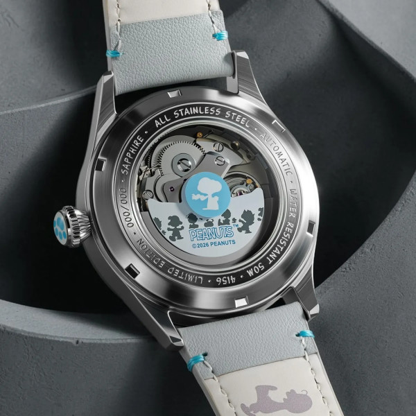 Montre Avi-8 - Flyboy Engineer Automatic Peanuts Snoopy Flying Ace Monotone Limited Edition - AV-4156-01 - Cloud Cover