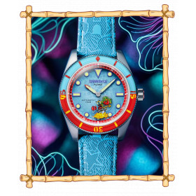 Spinnaker Watch - Fleuss Automatic Spongebob Squarepants Shell Mates Limited Edition - SP-5160-05 - Krabs Blue