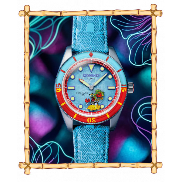 Montre Spinnaker - Fleuss Automatic Spongebob Squarepants Shell Mates Limited Edition - SP-5160-05 - Krabs Blue