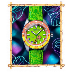 Spinnaker Watch - Fleuss Automatic Spongebob Squarepants Shell Mates Limited Edition - SP-5160-06 - Patrick Green