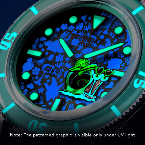 Montre Spinnaker - Fleuss Automatic Spongebob Squarepants Shell Mates Limited Edition - SP-5160-04 - Gary The Grey