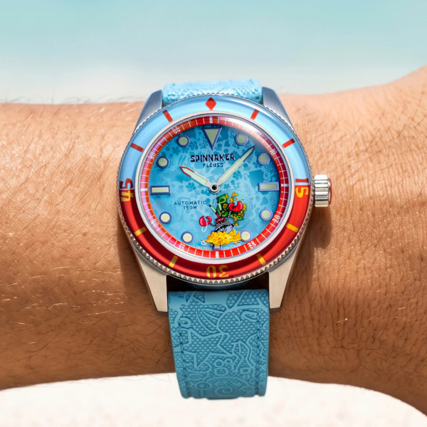 Spinnaker Watch - Fleuss Automatic Spongebob Squarepants Shell Mates Limited Edition - SP-5160-05 - Krabs Blue