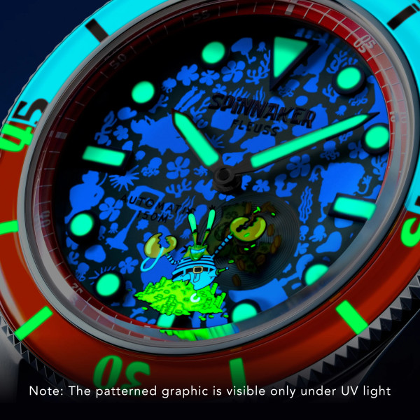 Spinnaker Watch - Fleuss Automatic Spongebob Squarepants Shell Mates Limited Edition - SP-5160-05 - Krabs Blue