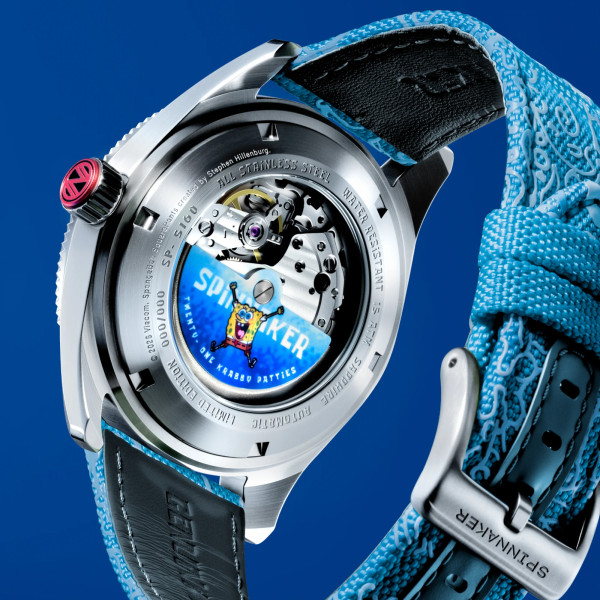 Montre Spinnaker - Fleuss Automatic Spongebob Squarepants Shell Mates Limited Edition - SP-5160-05 - Krabs Blue