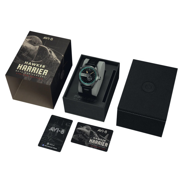 Montre Avi-8 - Hawker Harrier Pegasus Automatic 60th Anniversary Limited Edition - AV-4162-01 - Dunsfold